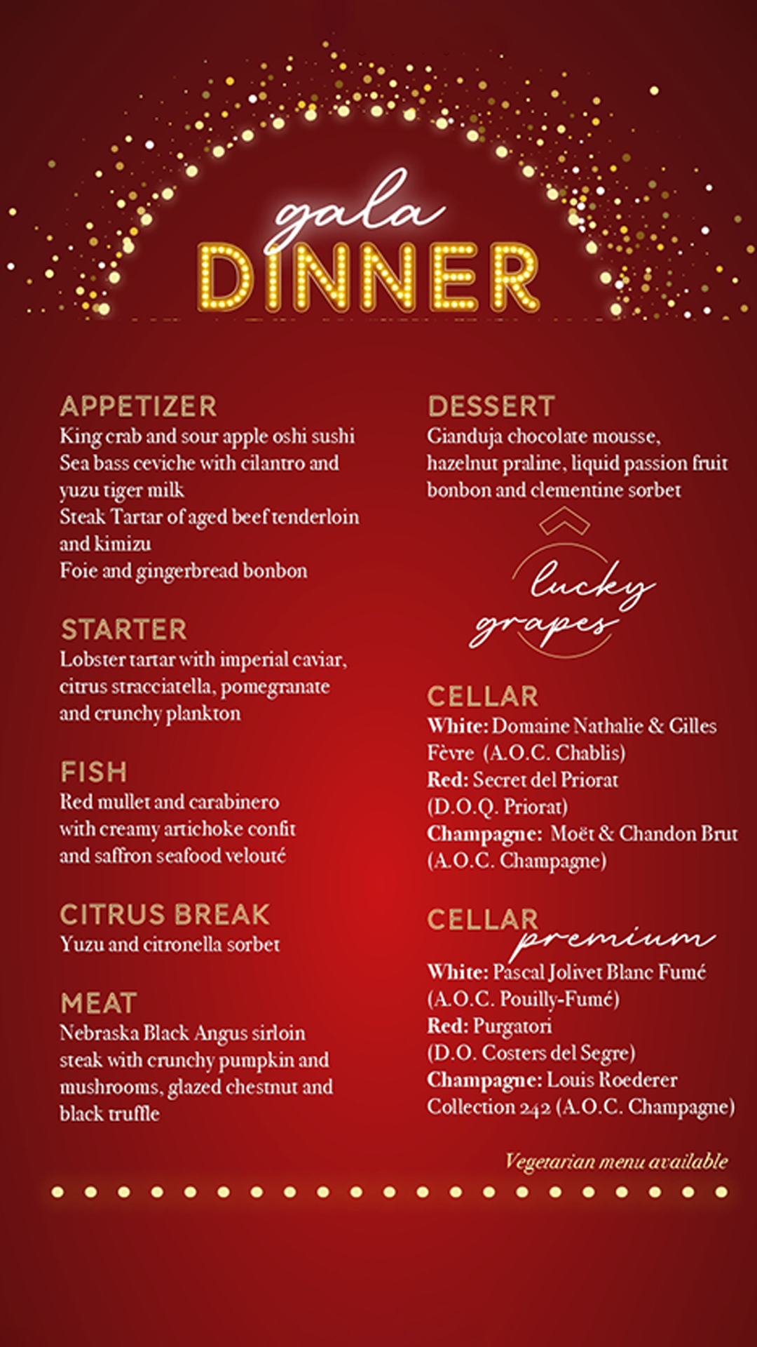 New Years Eve – GALA DINNER SHOW