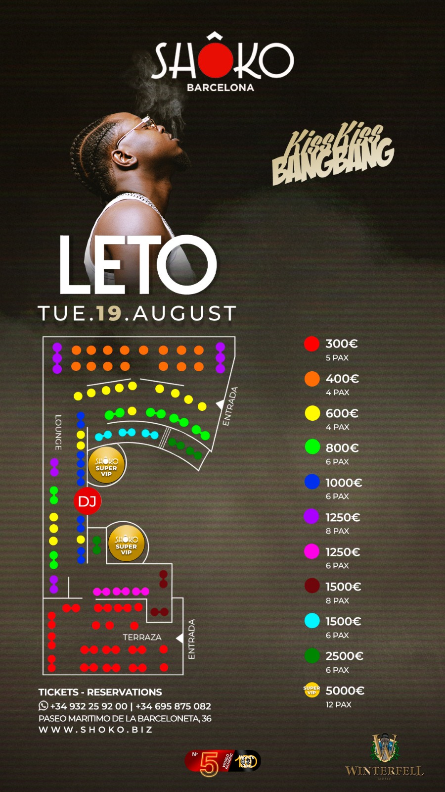 KISS KISS BANG BANG – LETO