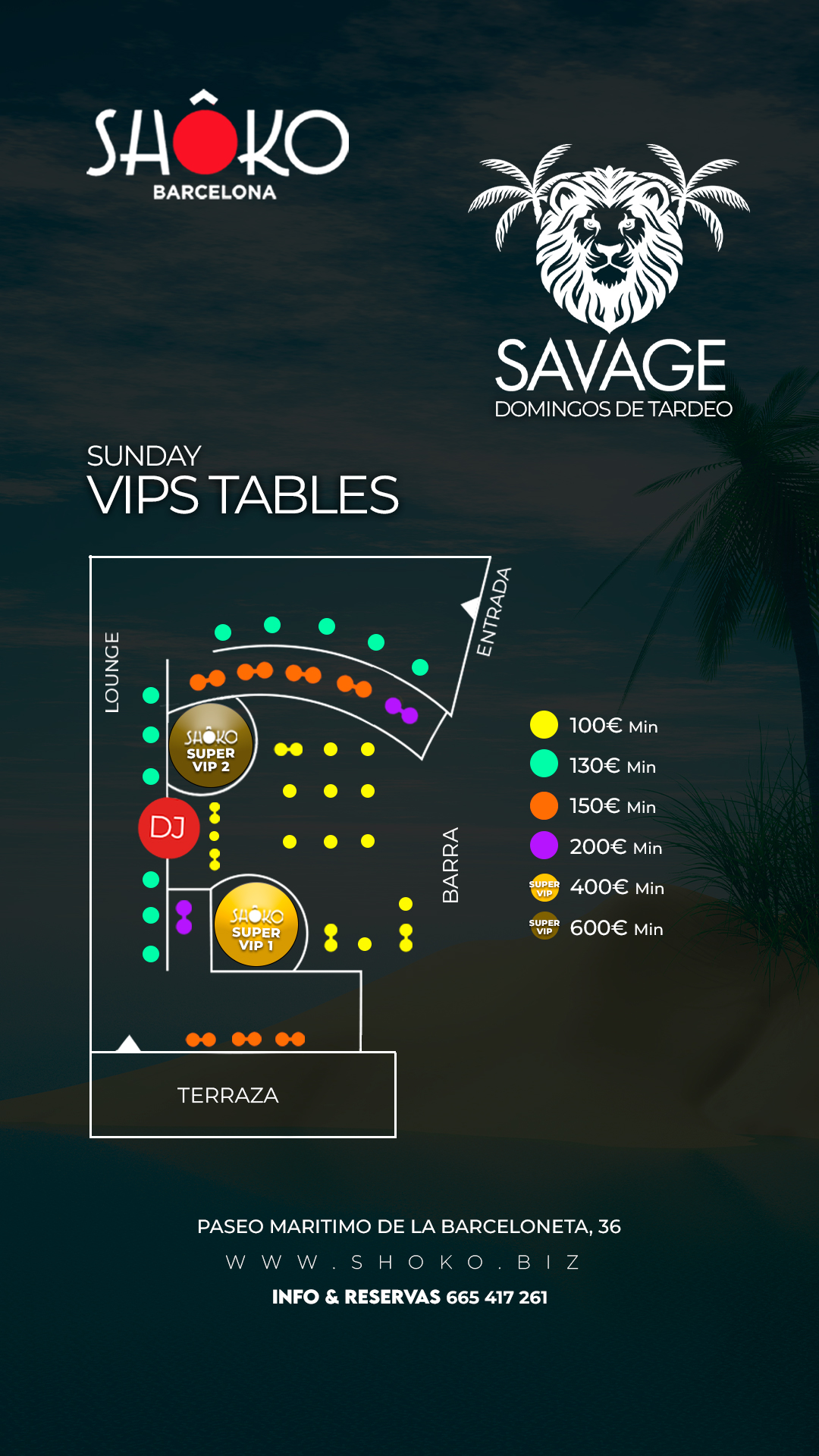 SAVAGE – DOMINGO DE TARDEO (Volvemos por 1 día)