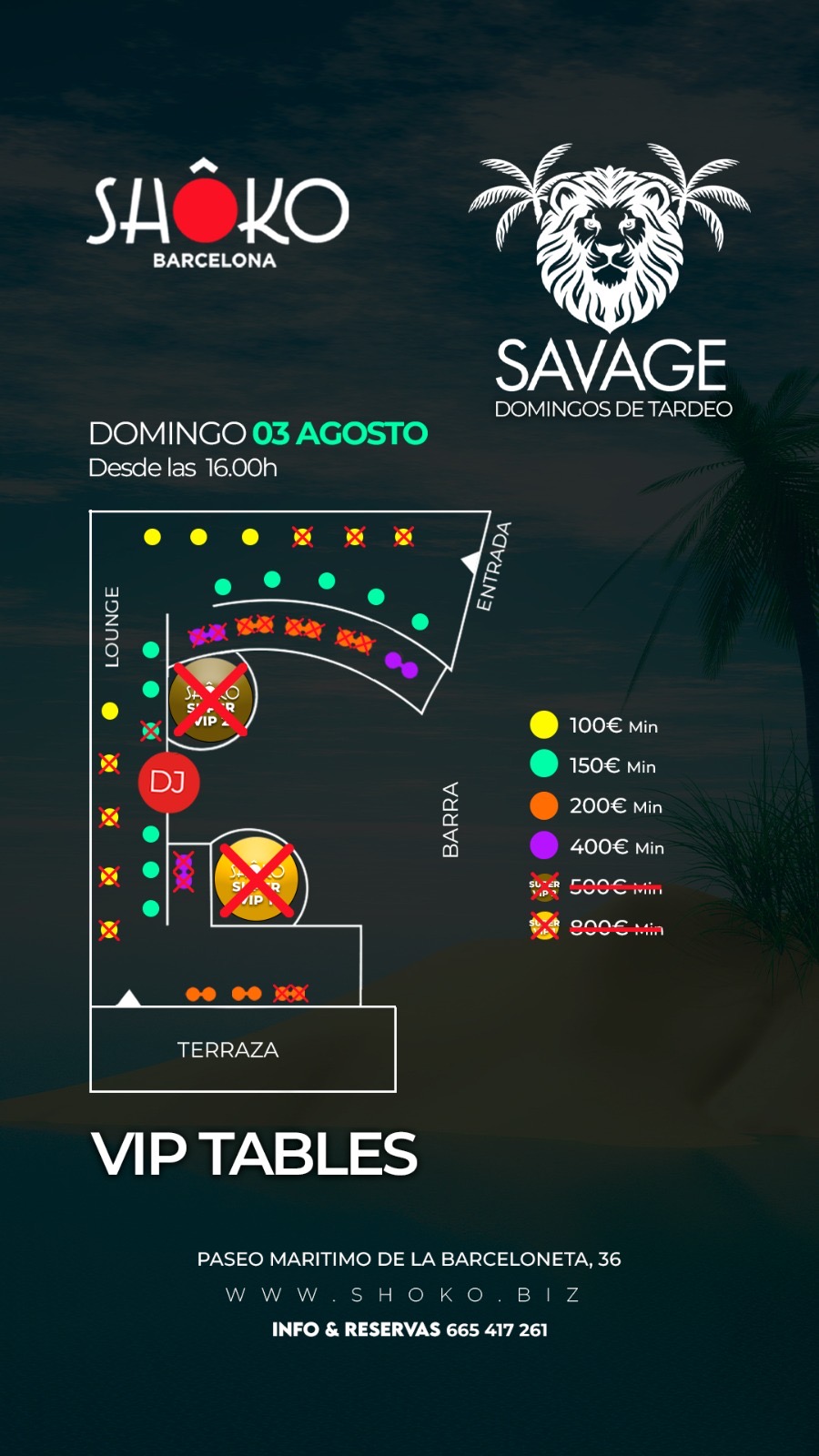 SAVAGE – DOMINGO DE TARDEO (Volvemos por 1 día) 2 Aniversario